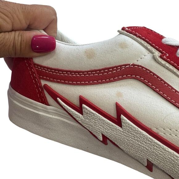 Vans Old Skool Bolt Sneakers Shoes 'Red' - NEW Size 12 - Picture 9 of 11